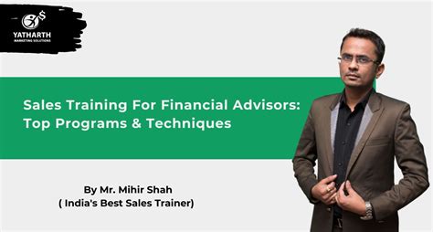 best sales training for financial advisors